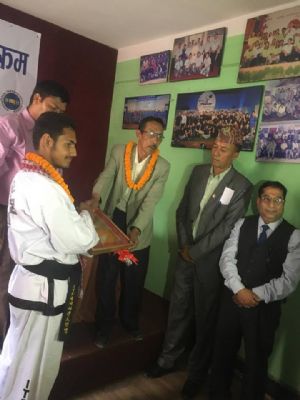 ITF Nepal Players and instructor Honored 