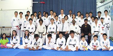 Master Trevor Nicholls Visits Island Taekwon-Do Centre, Singapore