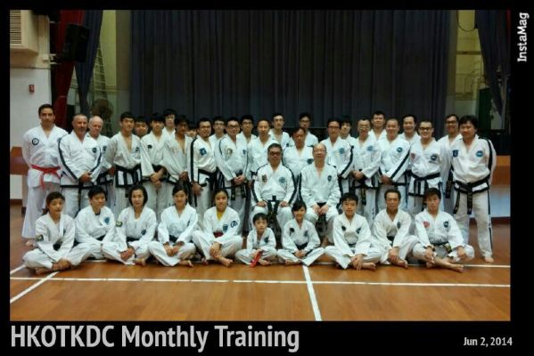 Monthly Training of the Hong Kong Original Taekwon-Do Council